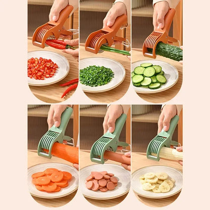 HooFun Kitchen Tools Stainless Steel Vegetable and Fruit Slicer