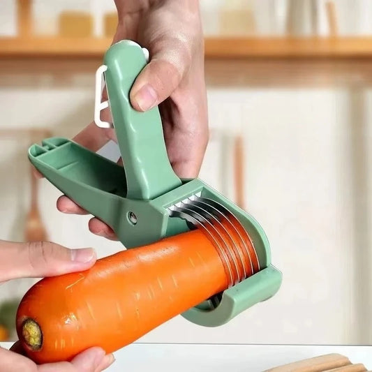 HooFun Kitchen Tools Stainless Steel Vegetable and Fruit Slicer
