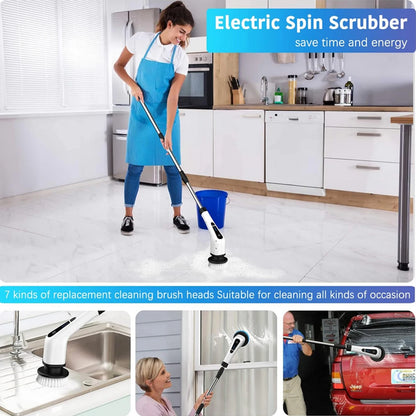 Electric Spin Scrubber, Electric Bathroom Cleaning Brush