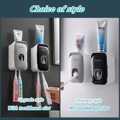 MENGNI Automatic Toothpaste Dispenser Wall-Mounted Bathroom