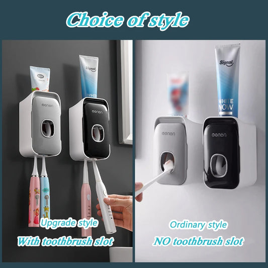 MENGNI Automatic Toothpaste Dispenser Wall-Mounted Bathroom