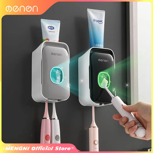 MENGNI Automatic Toothpaste Dispenser Wall-Mounted Bathroom