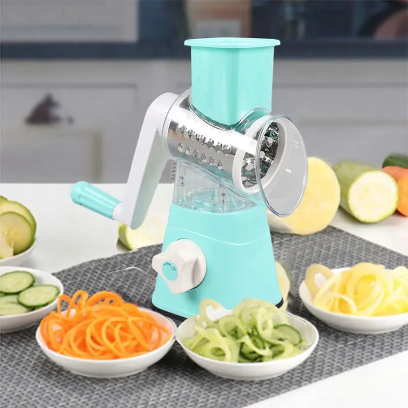 Multifunctional Roller Vegetable Cutter Hand Crank Home